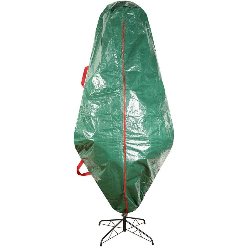 Upright Christmas Tree Storage Bag for 9FT x 4FT Trees (Green) Tear Proof