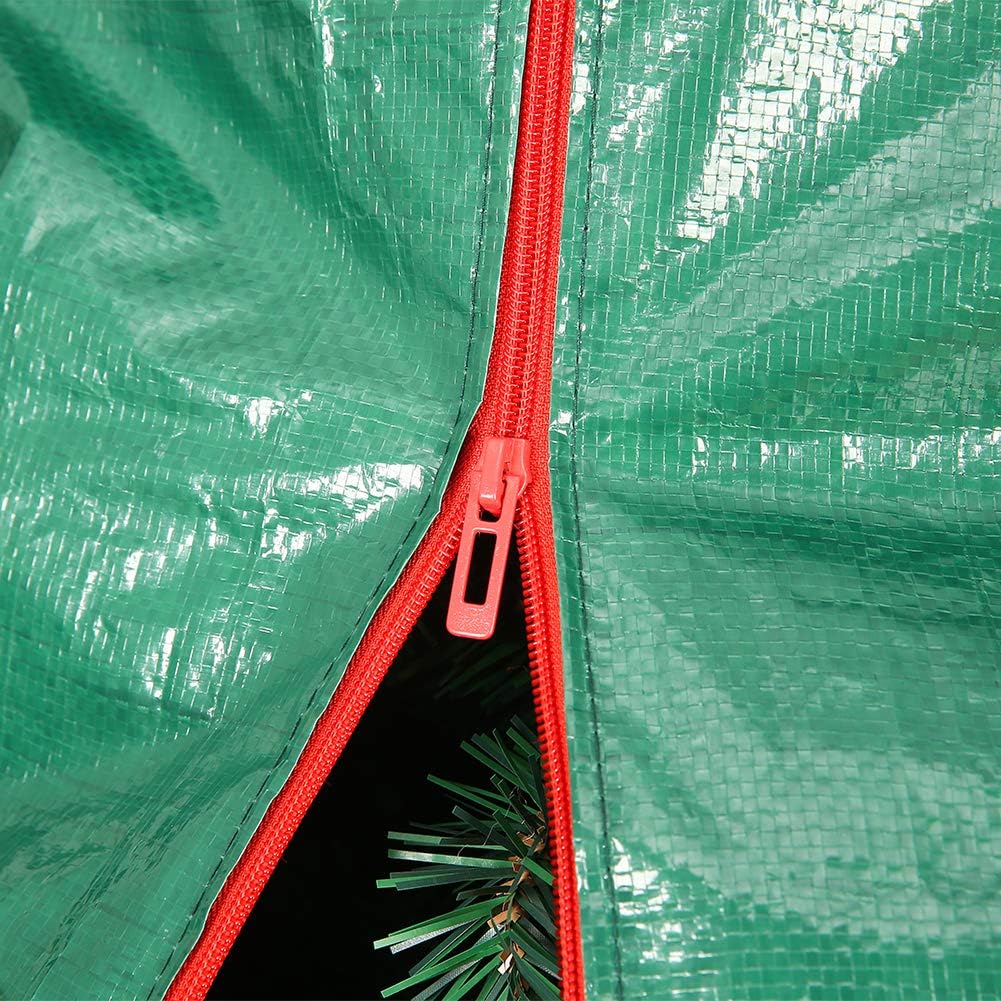 Upright Christmas Tree Storage Bag for 9FT x 4FT Trees (Green) Tear Proof