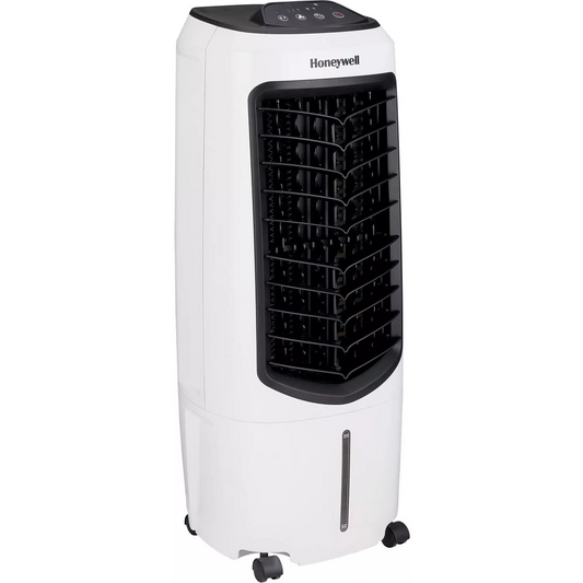 Factory Refurbished Honeywell Indoor Portable Evaporative Air Cooler 3-Speed 194 CFM 2.6 Gal White